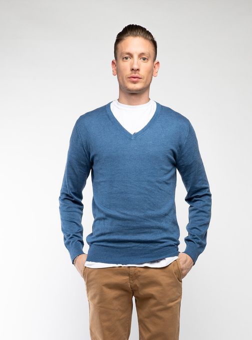 Sweater-Escote-V-Finito-Celeste