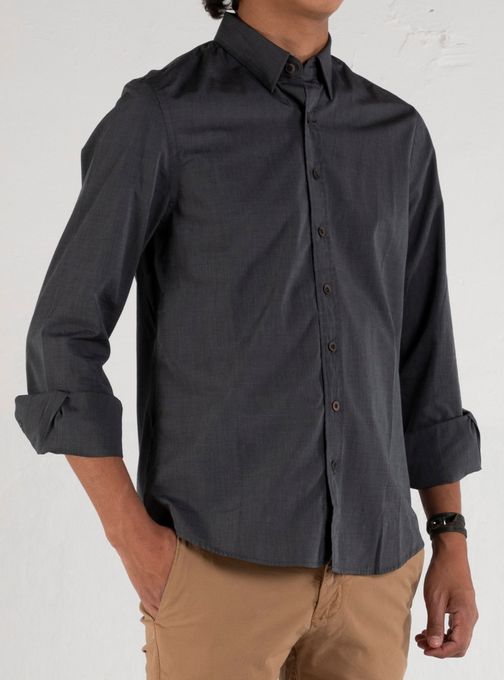 Brandit Camisa para hombre Riley Gris - textil Camisas manga larga Hombre  64,90 €