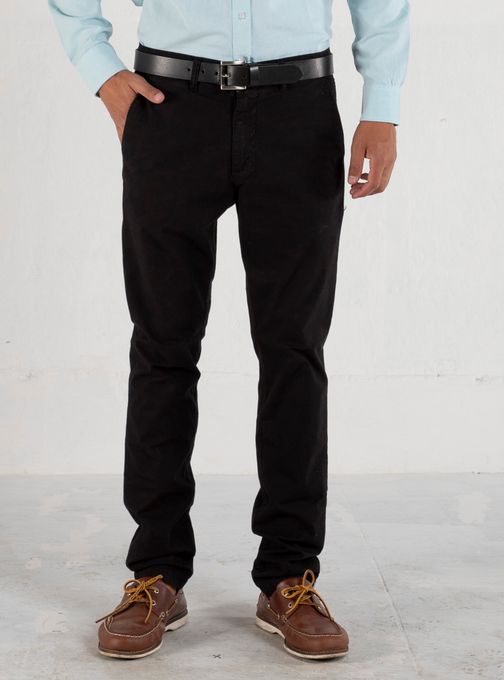 Pantalon-Denver-Poplin-Elastiz-Negro
