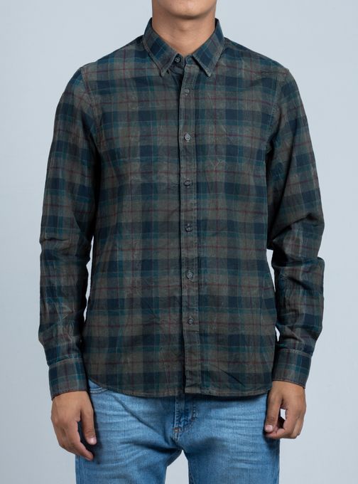 Camisa-Batik-Manga-Larga-Escoces