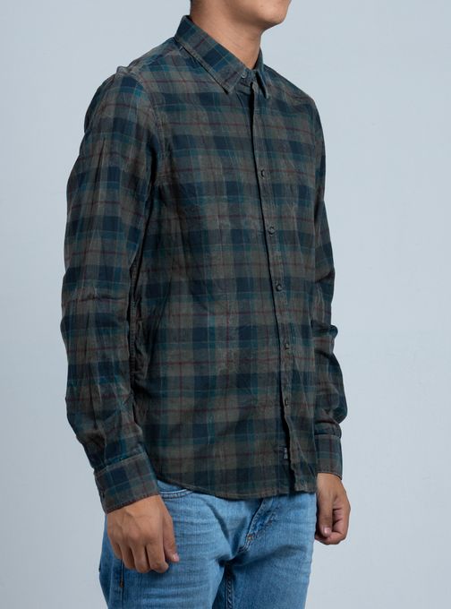 Camisa-Batik-Manga-Larga-Escoces