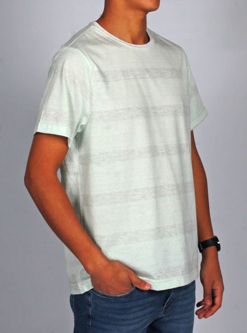 T-SHIRT-MC-RAYADA-BASICA