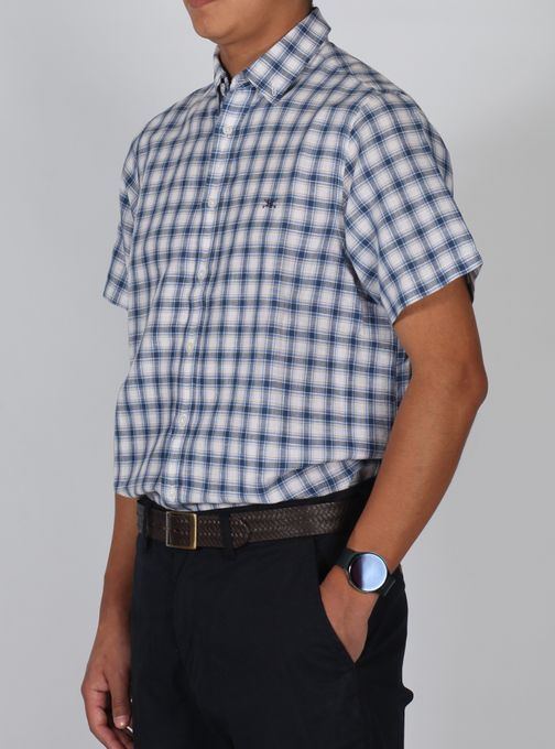 CAMISA-LINO-CUADROS-MANGA-CORTA-SIN-BOLSILLO