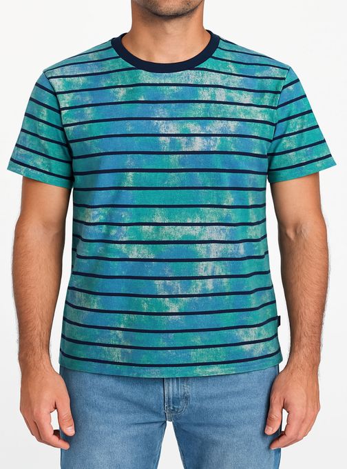 T-SHIRT-MC-RAYADA-BASICA