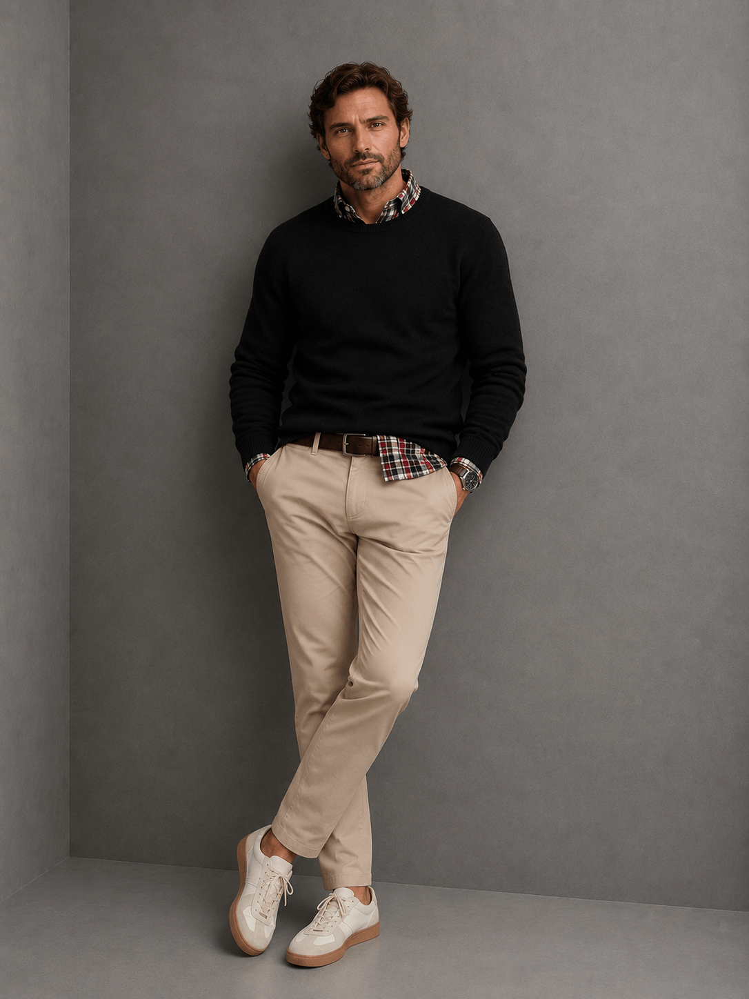 Pantalon Denver Fit Beige Hombre