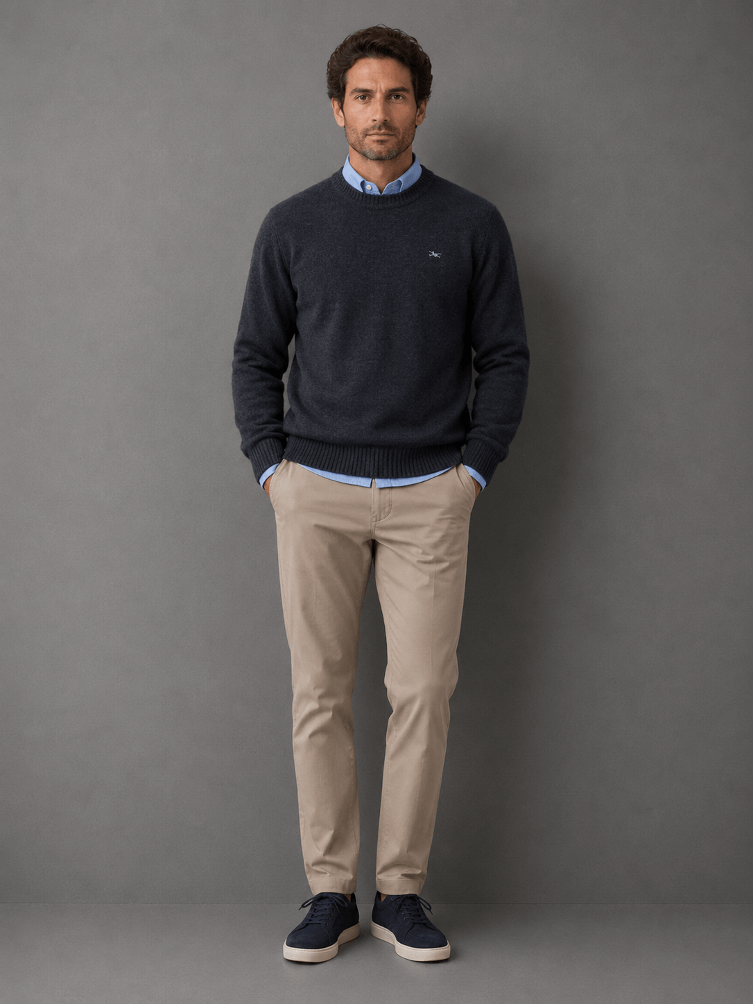 Sweater Cuello Red Shetland Negro