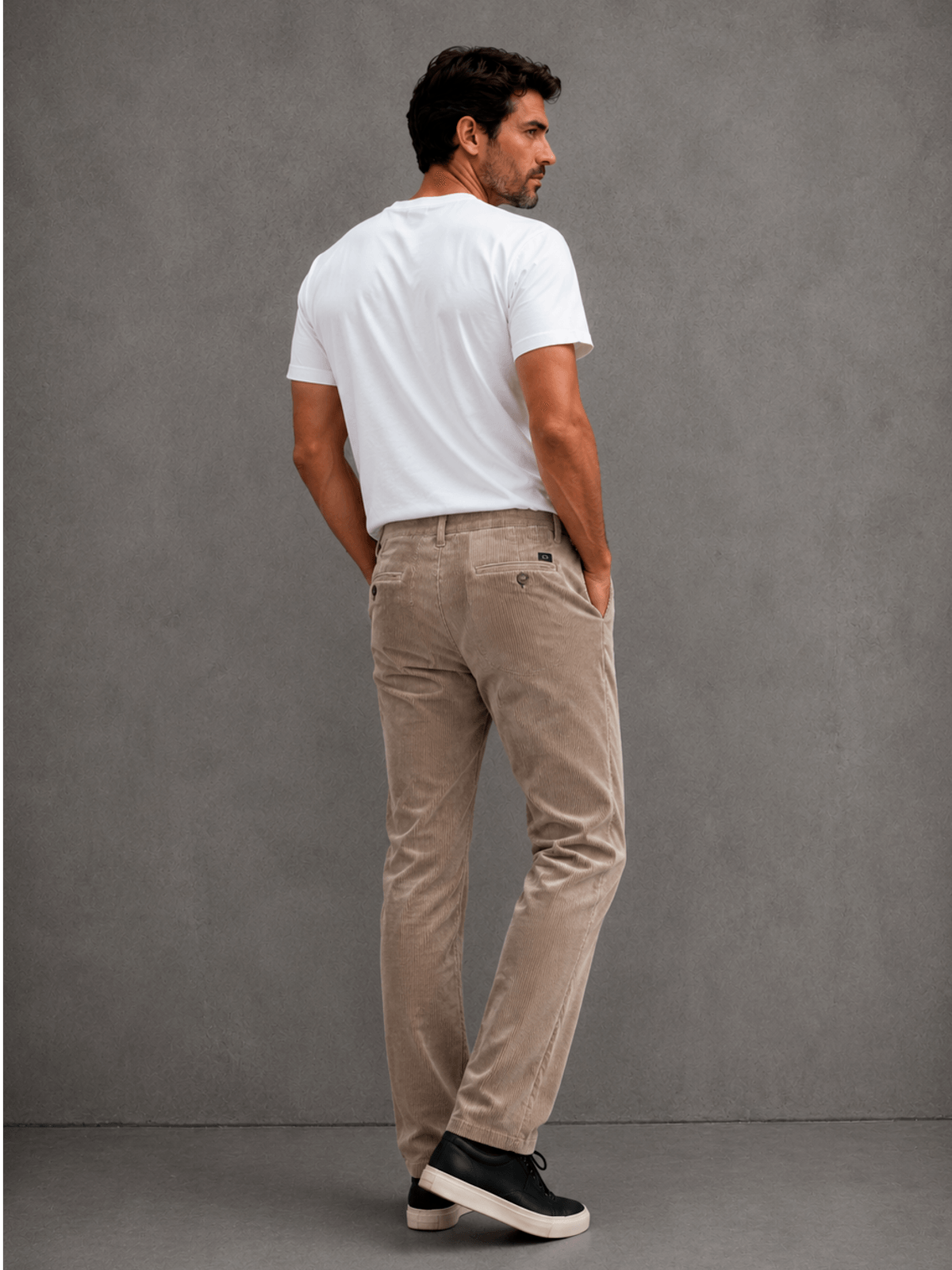 Pantalon Denver Corderoy Beige Hombre — imagen 3