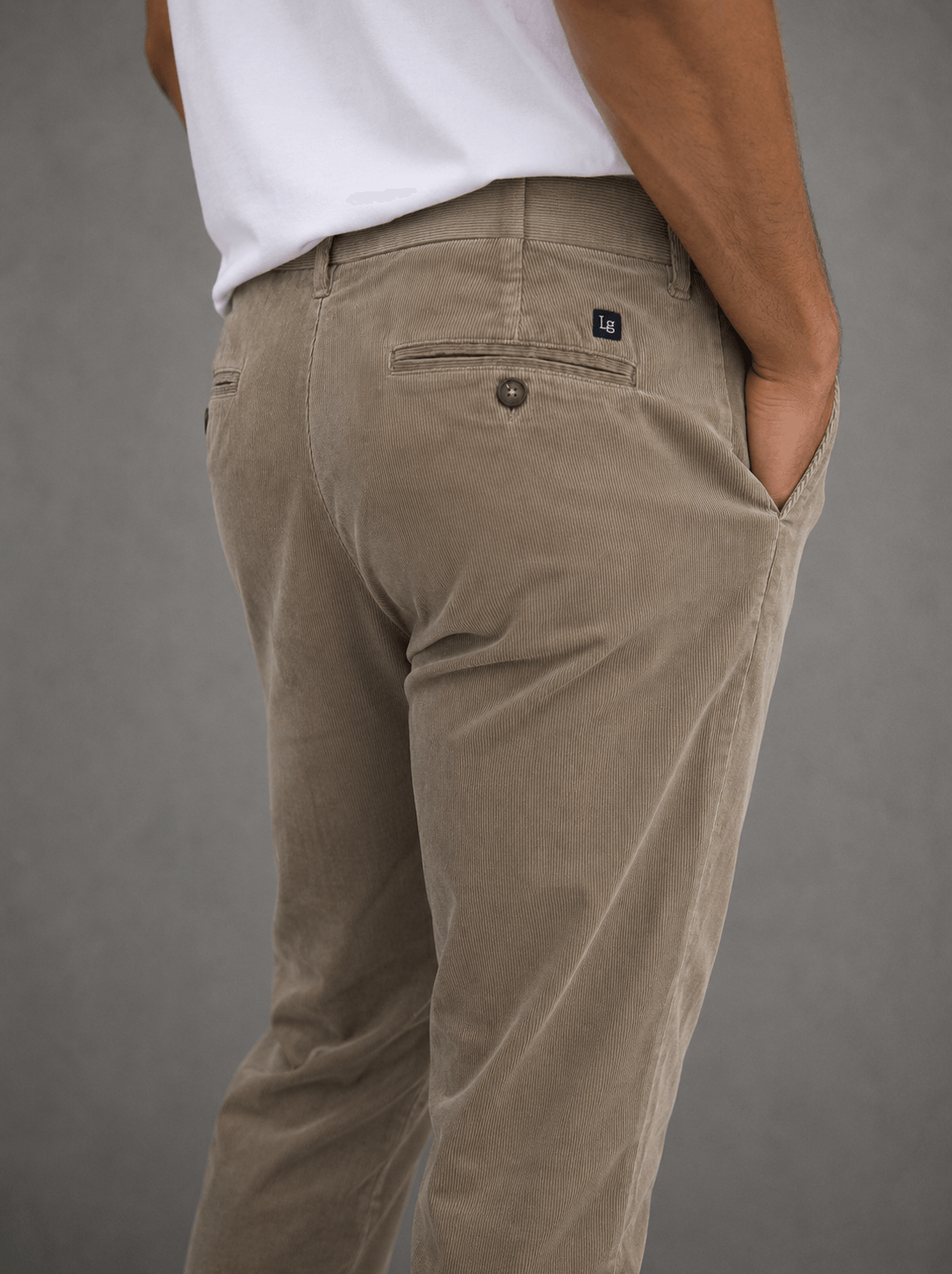 Pantalon Denver Corderoy Beige Hombre — imagen 4